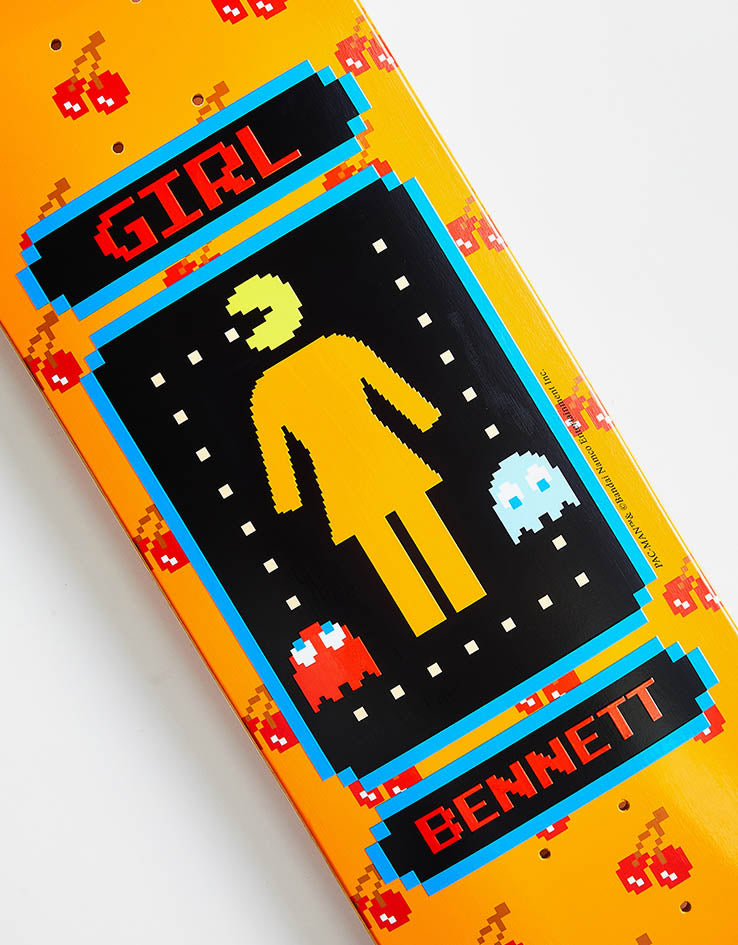Girl x Pac-Man Bennett G053 Skateboard Deck - 8.5"