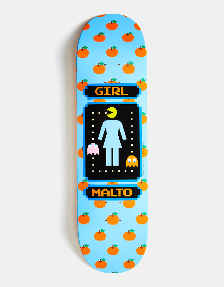Girl x Pac-Man Malto G096 Skateboard Deck - 8.5"