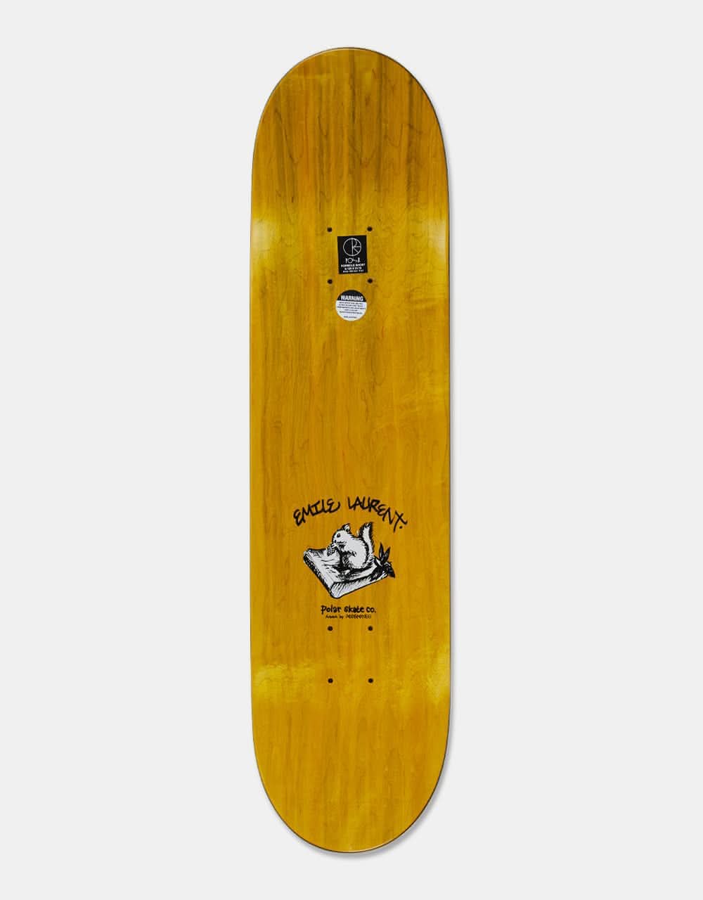 Polar Emile Burnside 2084 Skateboard Deck - 8.125" (Short)