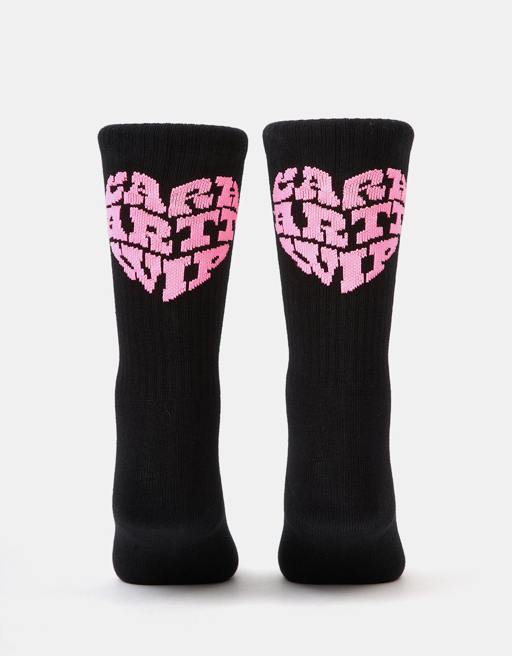 Carhartt WIP Heartbreaker Socks - Black/Lumo Pink