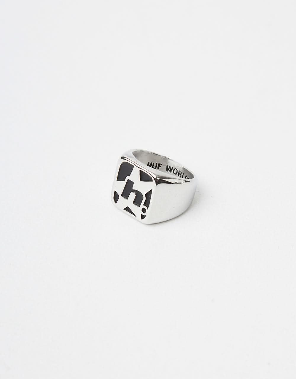 HUF H Star Ring - Silver