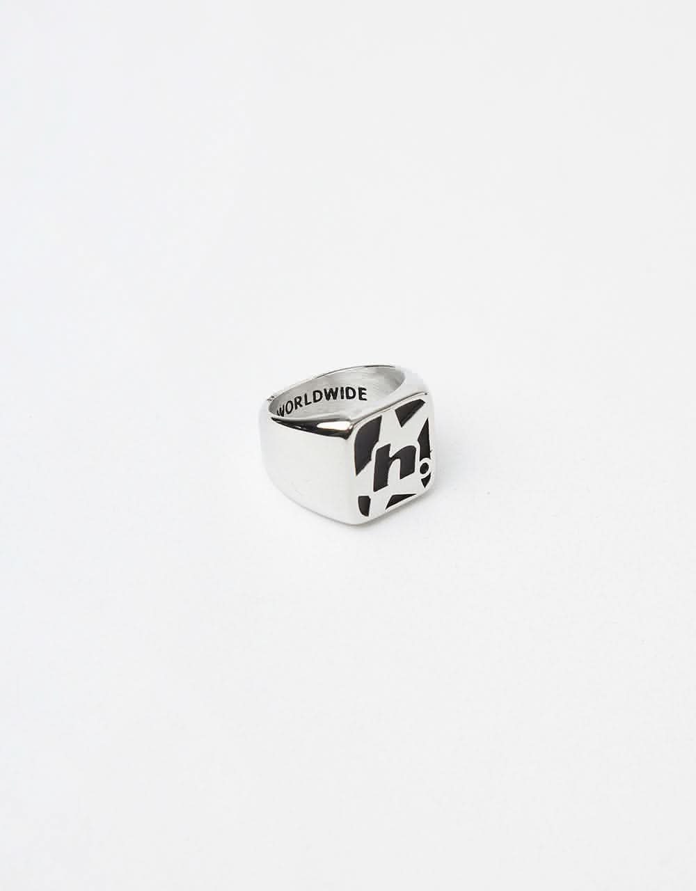 HUF H Star Ring - Silver