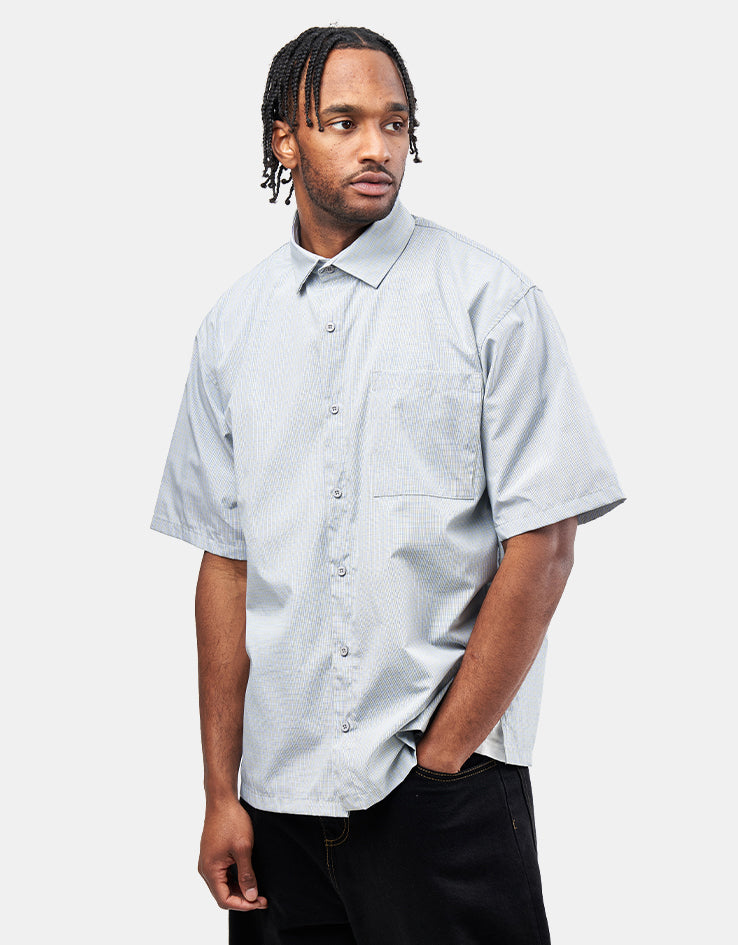 Route One Hendricks S/S Plaid Shirt - Green/Blue