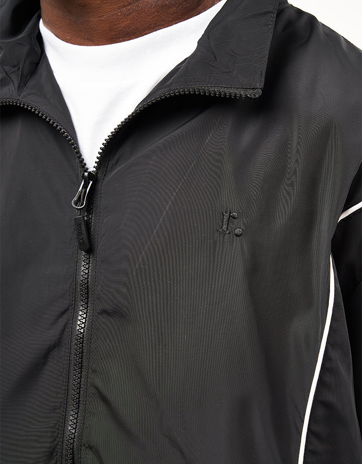 Route One Apex Track Jacket - Black/Ivory