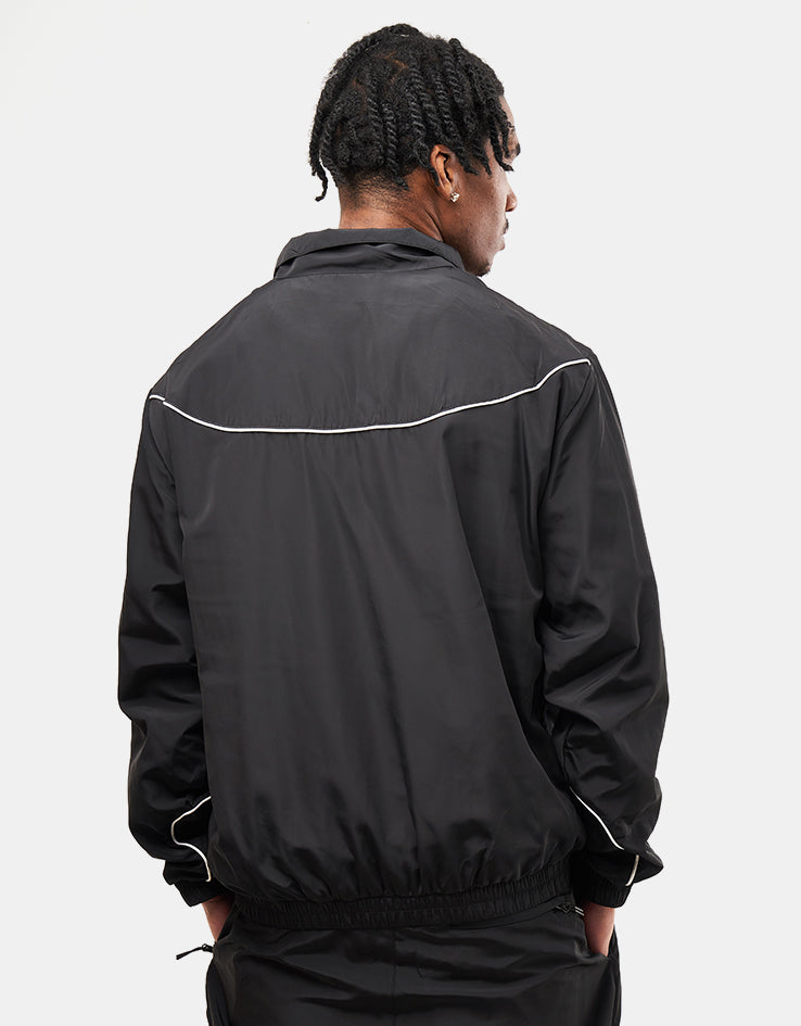 Route One Apex Track Jacket - Black/Ivory