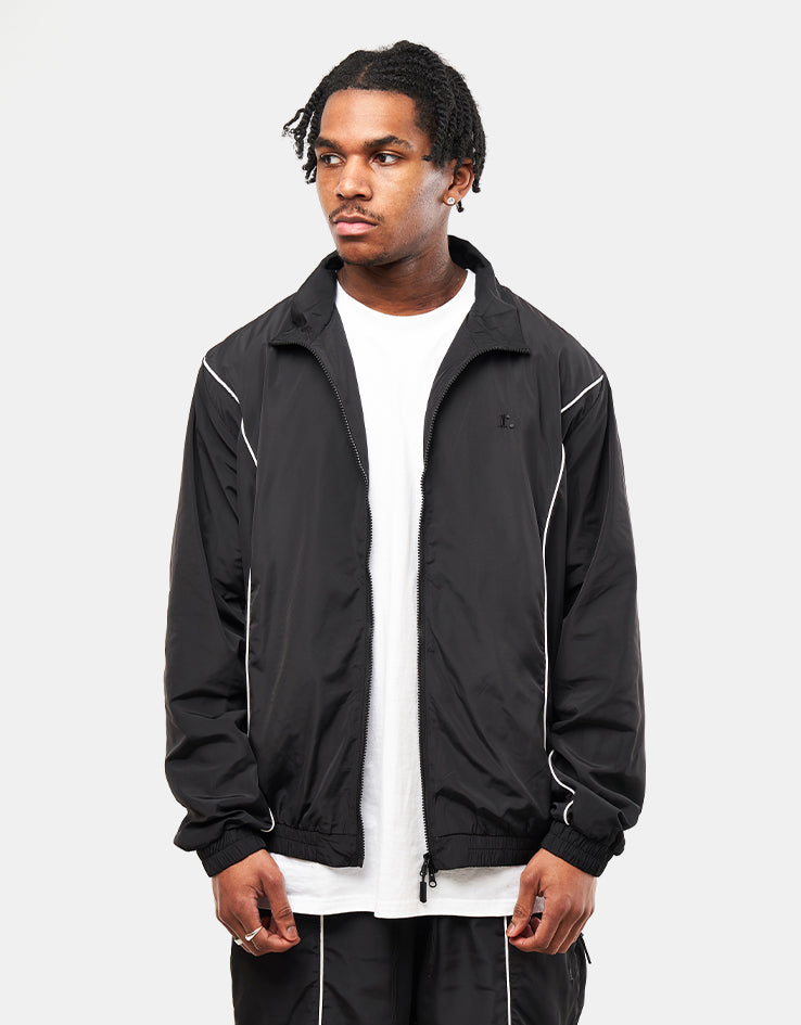 Route One Apex Track Jacket - Black/Ivory