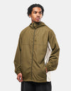 Route One Packable Windbreaker - Olive/Grey/Black