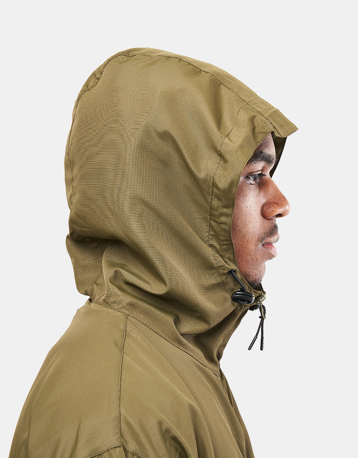 Route One Packable Windbreaker - Olive/Grey/Black