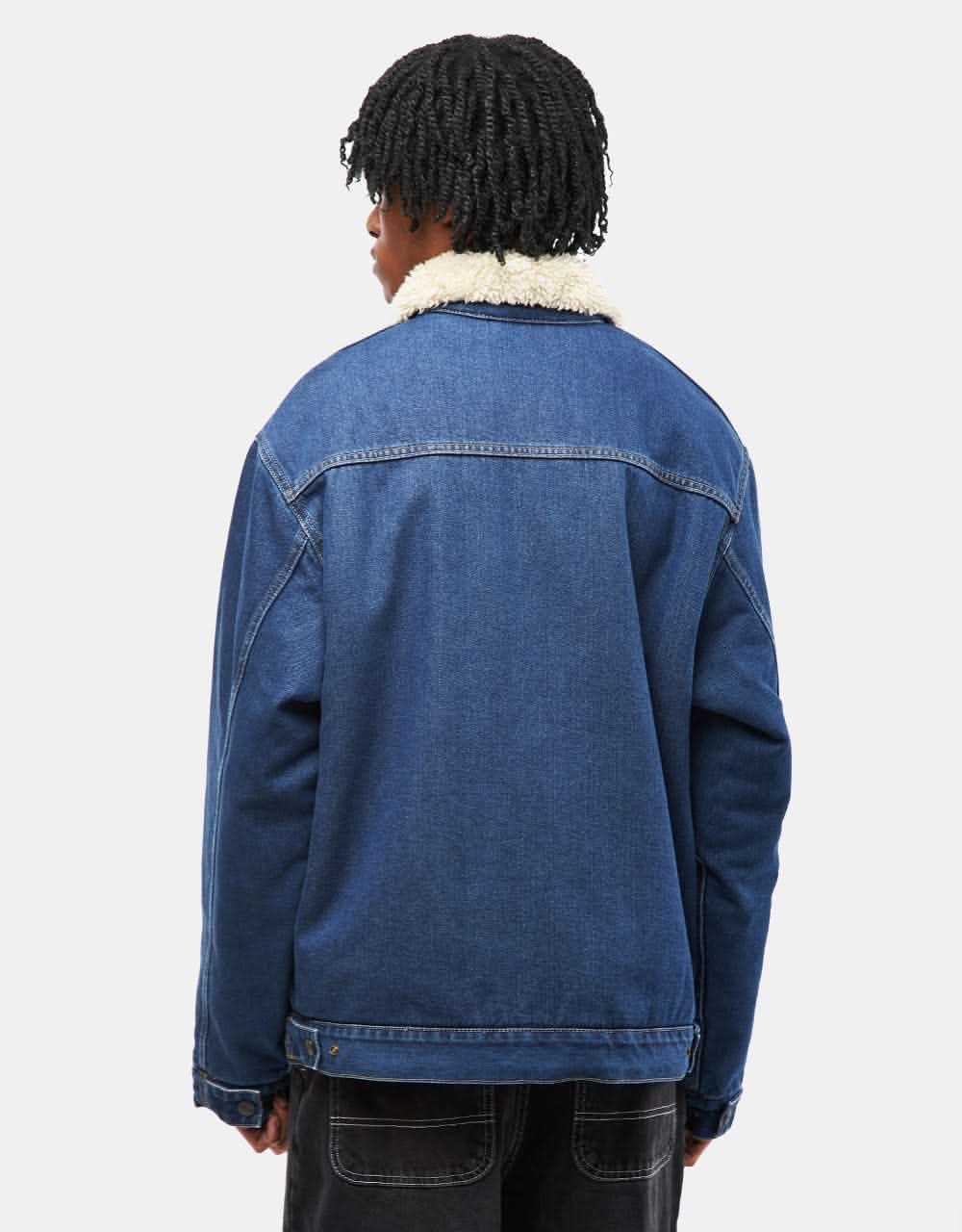 Carhartt WIP Herrald Jacket - Blue/Wall (Stone Washed)