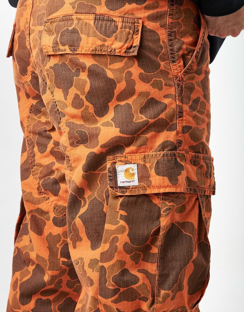 Carhartt WIP Duck Cargo Pant - Camo Duck/Green/Turmeric (Garment Dyed)