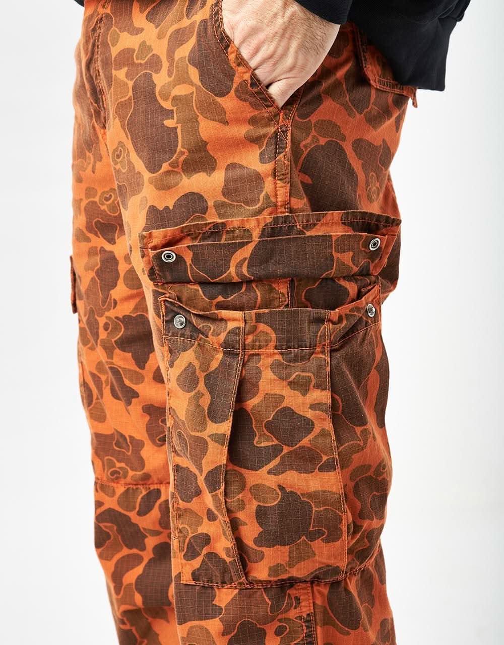 Carhartt WIP Duck Cargo Pant - Camo Duck/Green/Turmeric (Garment Dyed)