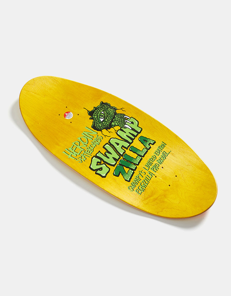 Heroin Swampy Swampzilla Skateboard Deck - 13"
