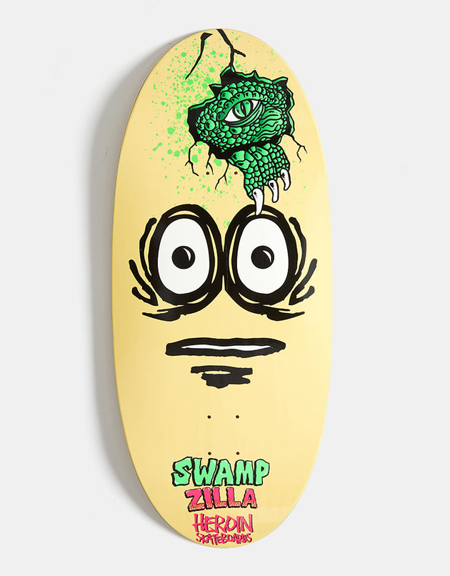 Heroin Swampy Swampzilla Skateboard Deck - 13"