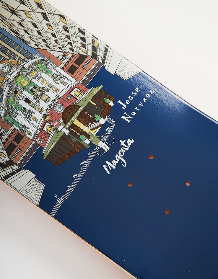 Magenta Narvaez City Jazz Skateboard Deck - 8.4"