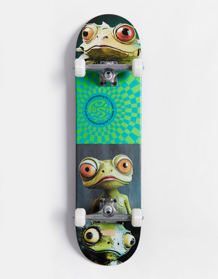 Push Gecko FP Complete Skateboard - 8"