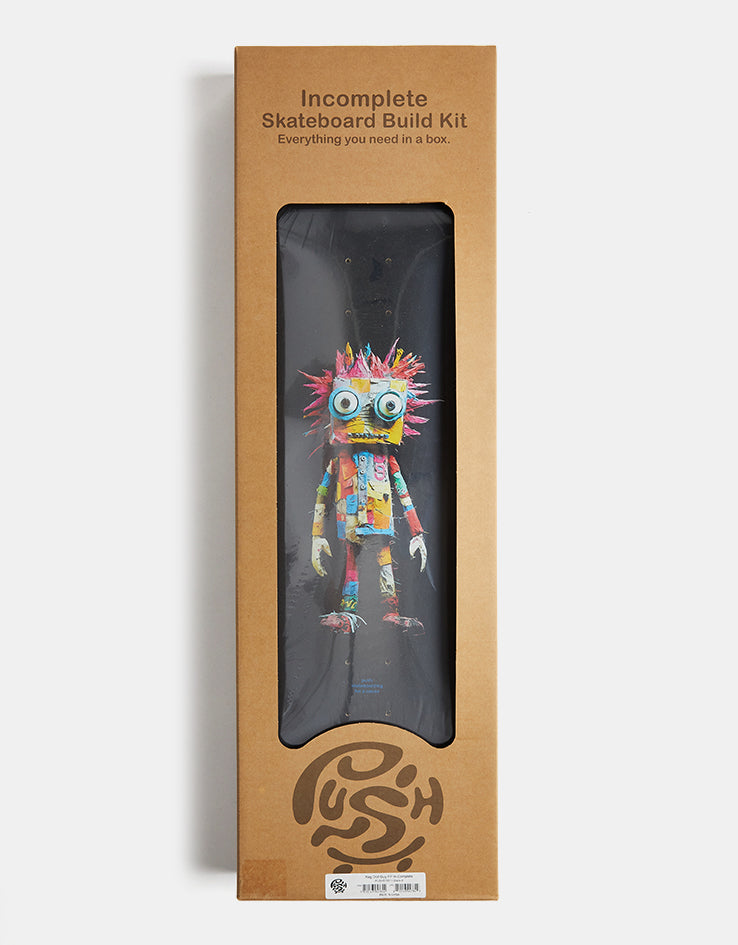 Push Rag Doll Guy FP Incomplete Skateboard - 8"