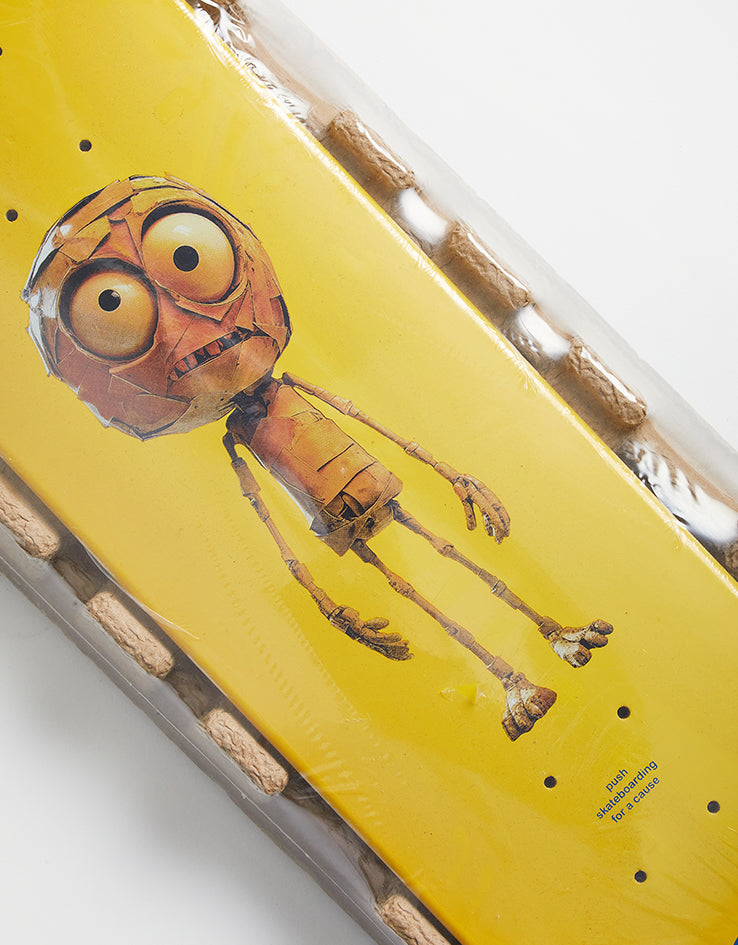 Push Plywood Guy FP Incomplete Skateboard - 7.25"