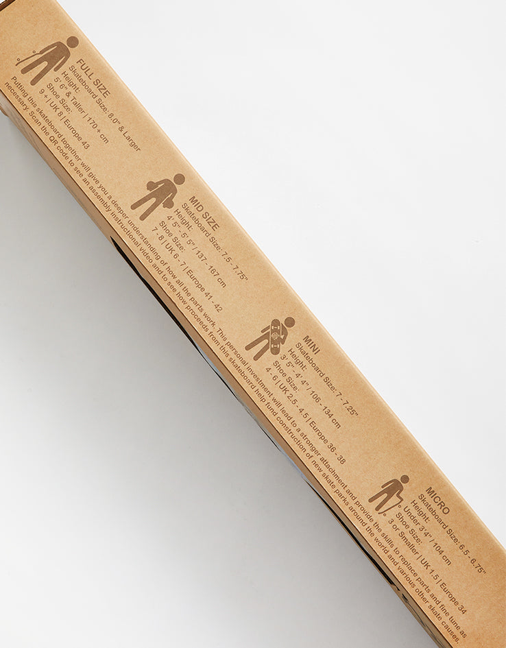 Push Plywood Guy FP Incomplete Skateboard - 7.25"