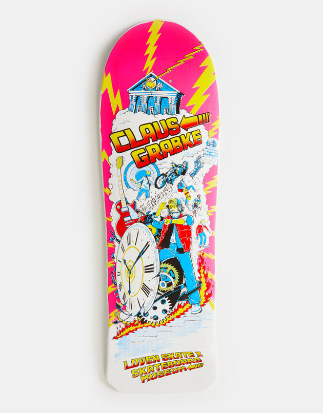 Lovenskate x Skateboard Museum x Claus Grabke BTTF Skateboard Deck - 10"
