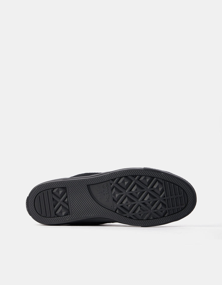 Converse Chuck Taylor All Star Pro Suede High Skate Shoes - Black/Black/Black