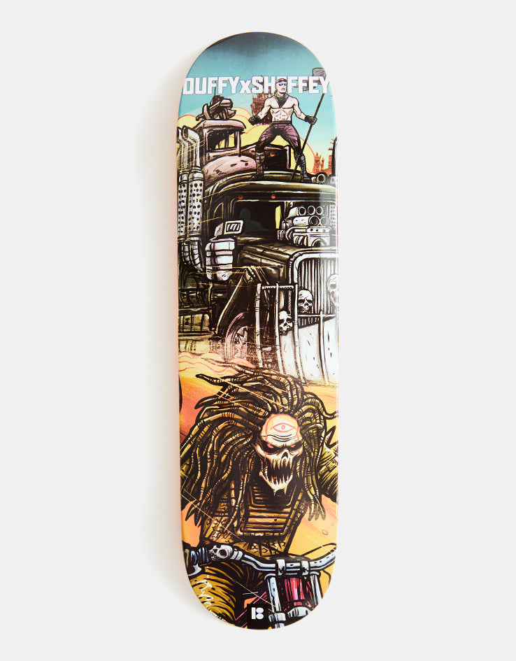 Plan B Duffy x Sheffey Supercharged 'Mad Max' Skateboard Deck - 8.25"