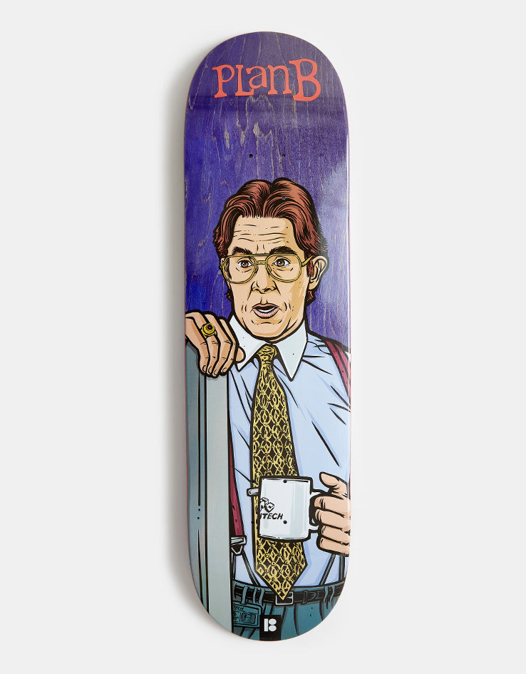Plan B Boss 'Office Space' Skateboard Deck - 8.5"