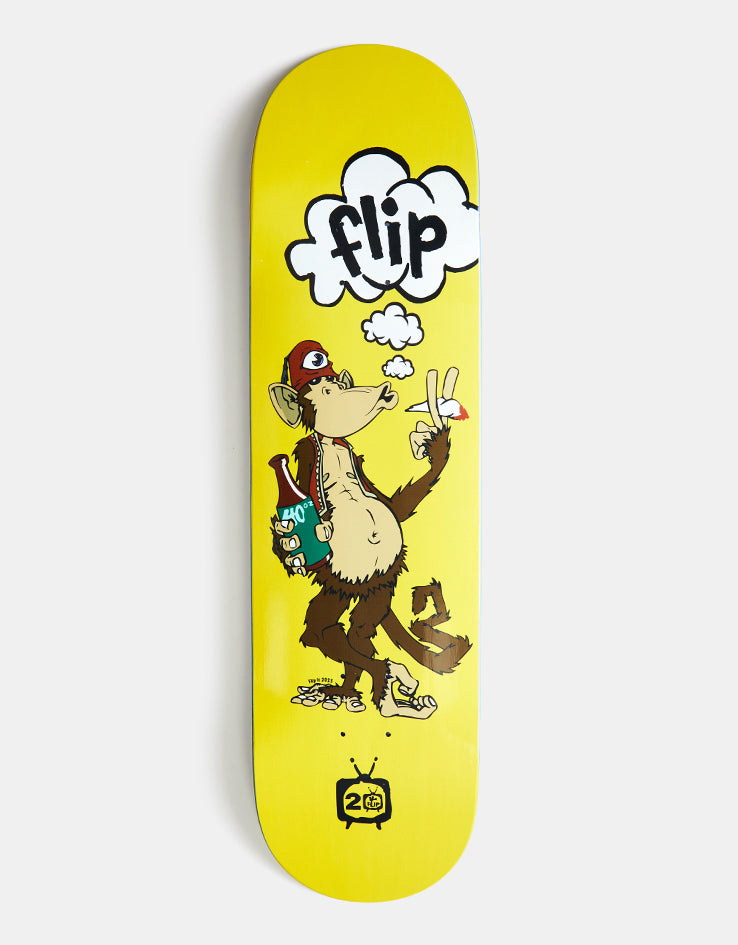 Flip Team Troubles Really Sorry 20th Anniversary Skateboard Deck - 8.4"