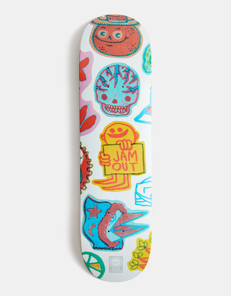 Roger Langston Cut It Out Skateboard Deck - 8.25"