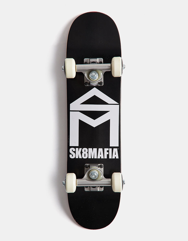Sk8Mafia House Logo BW Micro Complete Skateboard - 6"