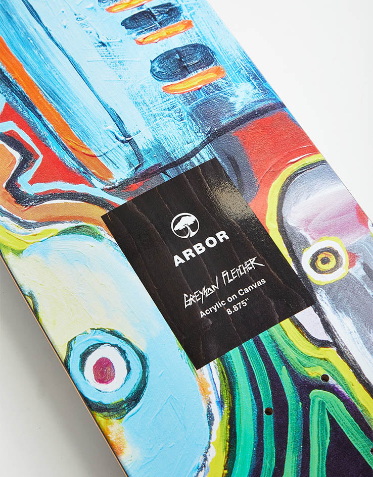 Arbor Gresyon Collage Skateboard Deck - 8.875"