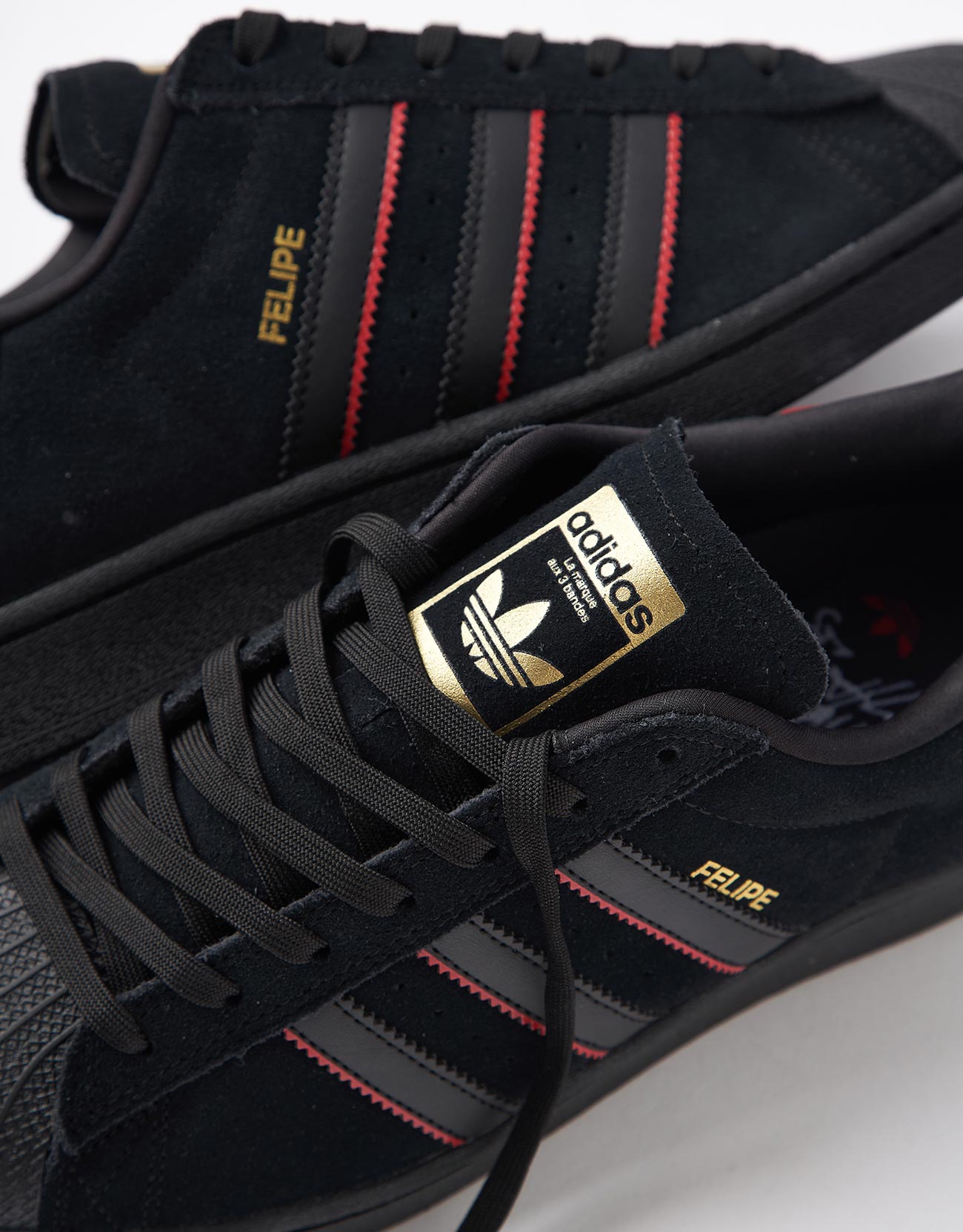 adidas x Felipe Superstar ADV Skate Shoes - Core Black/Better