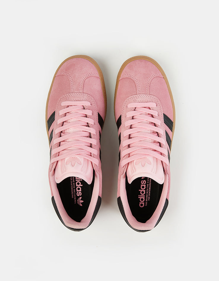 adidas Gazelle ADV Skate Shoes - Light Pink/Core Black/Gum
