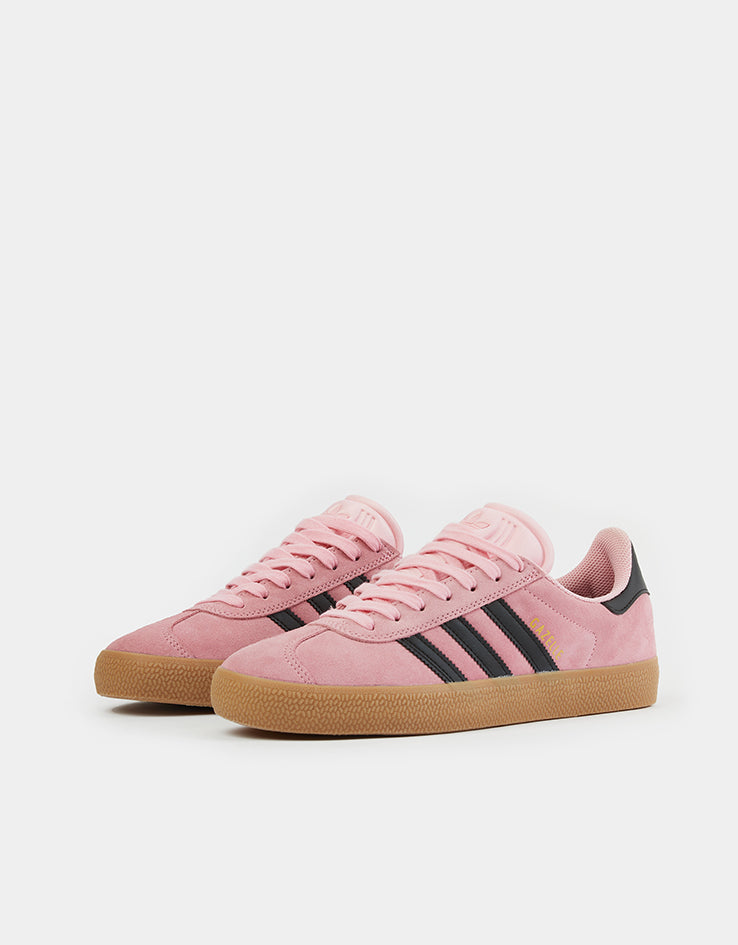 adidas Gazelle ADV Skate Shoes - Light Pink/Core Black/Gum