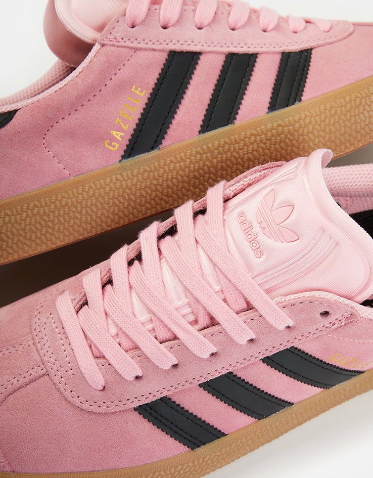 adidas Gazelle ADV Skate Shoes - Light Pink/Core Black/Gum