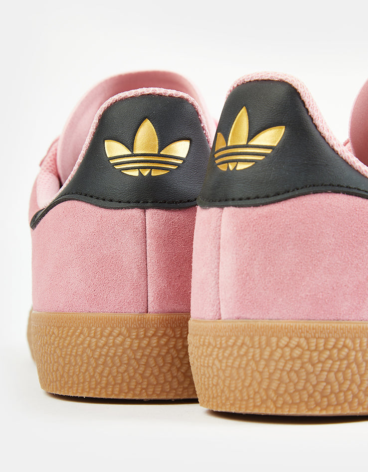 adidas Gazelle ADV Skate Shoes - Light Pink/Core Black/Gum