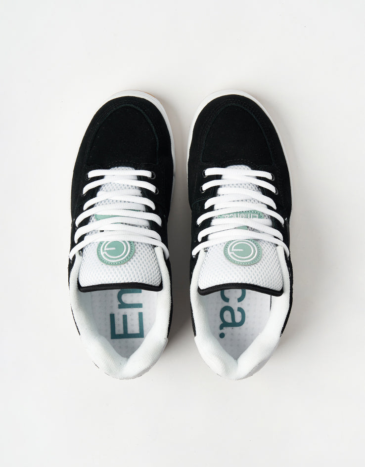Emerica OG-1 Skate Shoes - Black/White/Green
