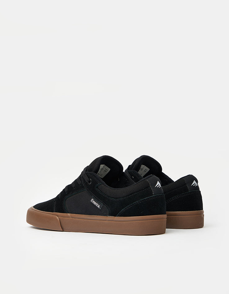 Emerica Cadence Skate Shoes - Black/Gum