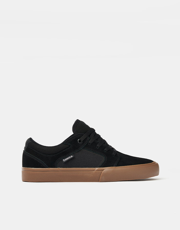 Emerica Cadence Skate Shoes - Black/Gum