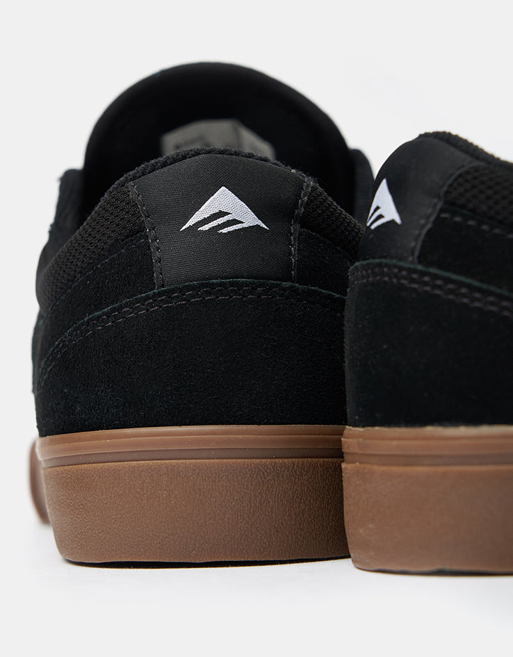 Emerica Cadence Skate Shoes - Black/Gum