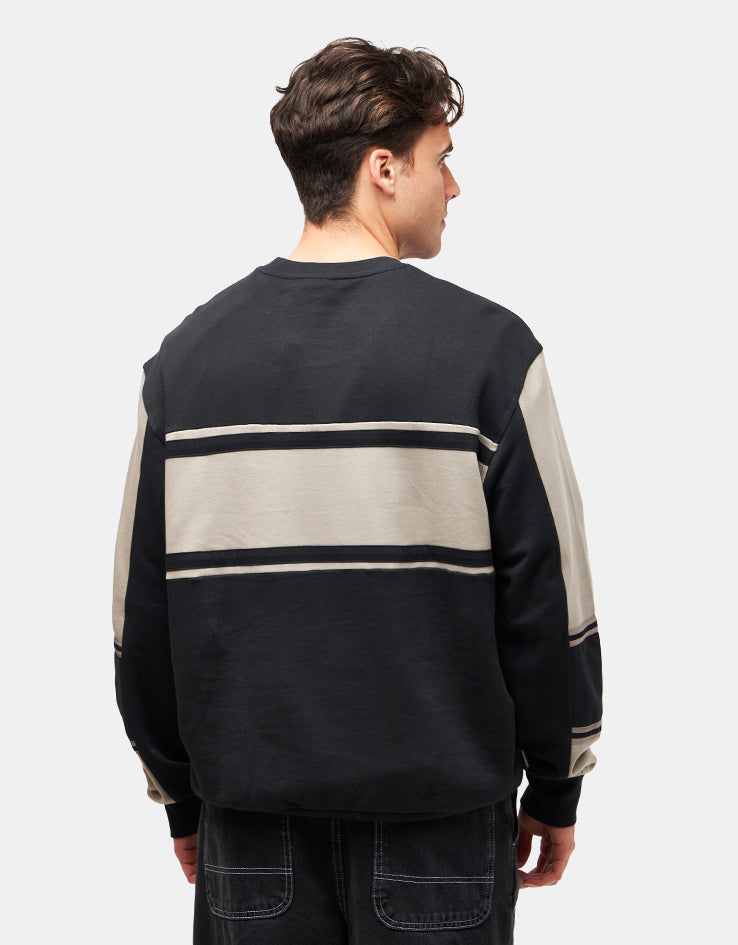 adidas Crew Sweater - Black/Putty Beige
