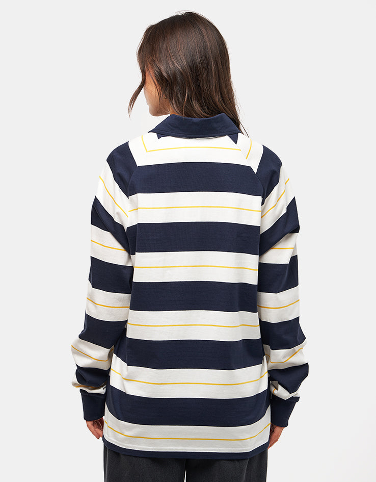 adidas Shmoo Rugby Shirt - Legacy Ink/White