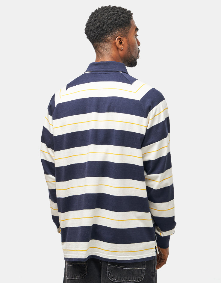 adidas Shmoo Rugby Shirt - Legacy Ink/White