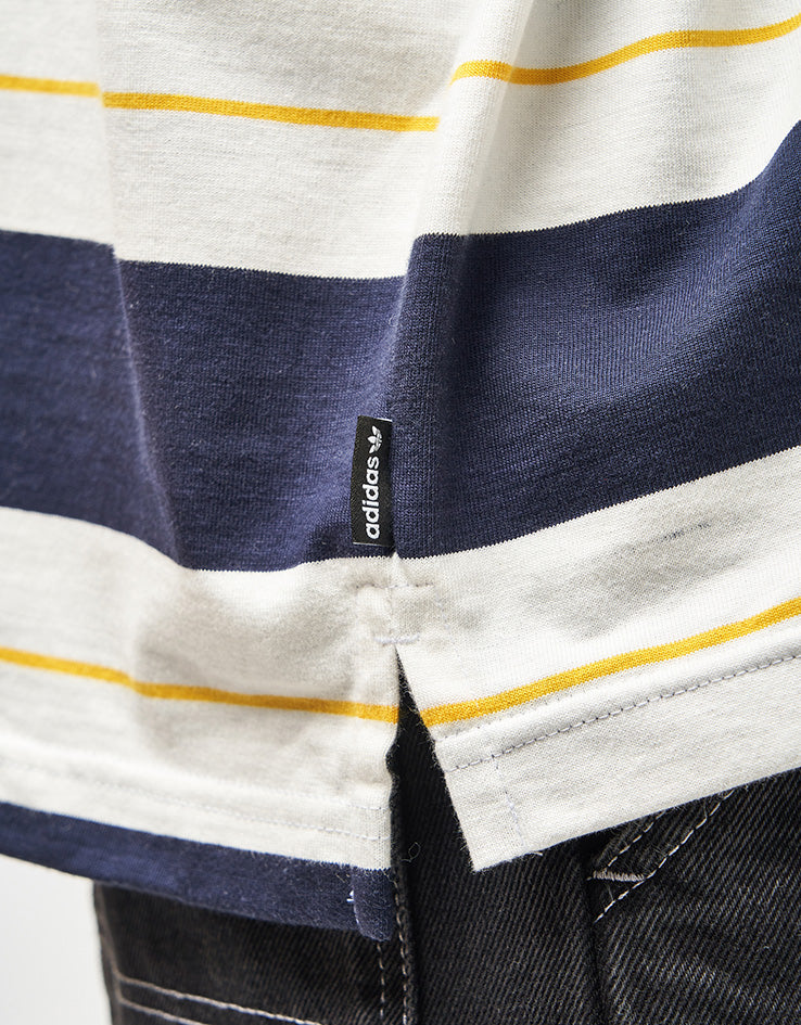 adidas Shmoo Rugby Shirt - Legacy Ink/White