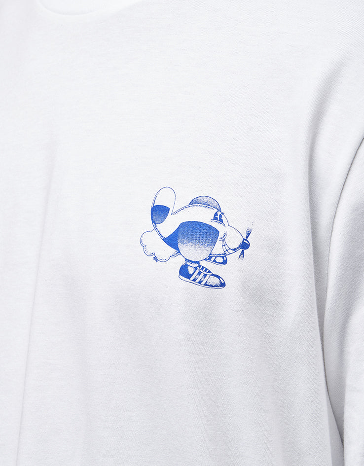 adidas Dogplane T-Shirt - White/Blue