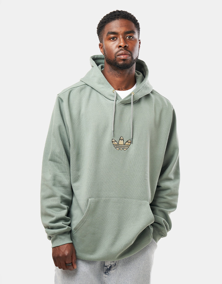 adidas x Henry Jones Pullover Hoodie - Silver Green