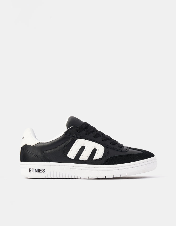 Etnies Lo-Cut Skate Shoes - Black/White/White