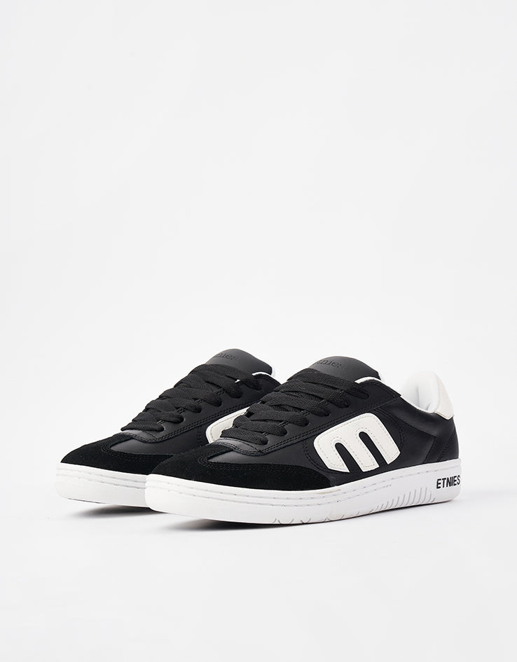 Etnies Lo-Cut Skate Shoes - Black/White/White