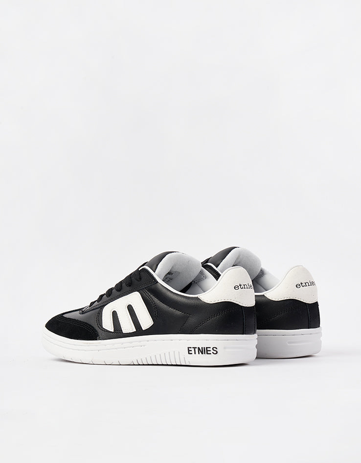 Etnies Lo-Cut Skate Shoes - Black/White/White
