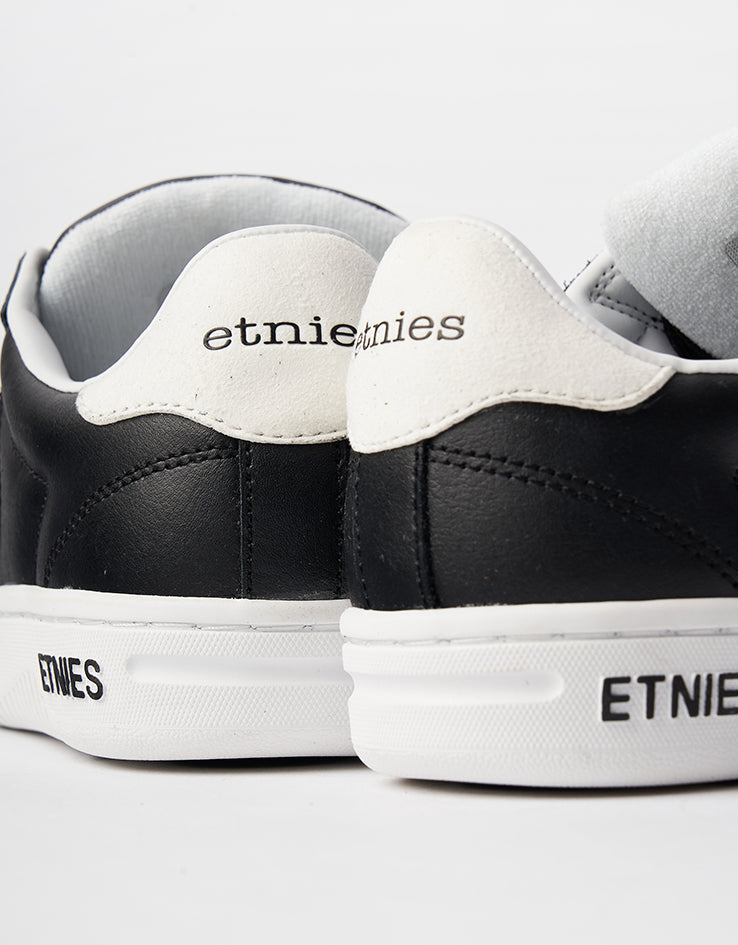 Etnies Lo-Cut Skate Shoes - Black/White/White