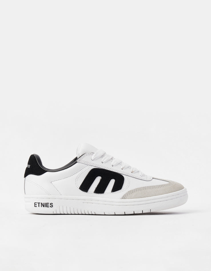 Etnies Lo-Cut Skate Shoes - White/Black/White